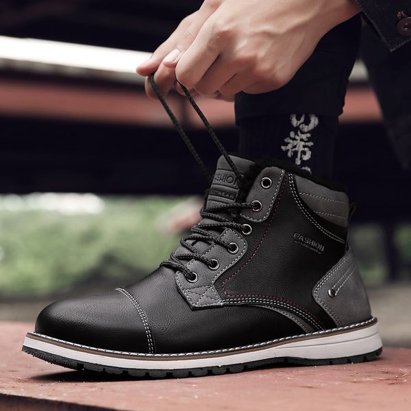 30 degrees below zero snow boots me winter shoes new fashion men ankle boots casual man winter male footwear a1811, Black
30 degrees below zero snow boots me winter shoes new fashion men ankle boots casual man winter male footwear a1811, Black