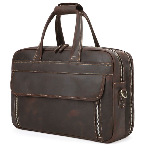 briefcases vintage men leather briefcase handbags business bag crazy horse genuine portfolio male lapoffice
briefcases vintage men leather briefcase handbags business bag crazy horse genuine portfolio male lapoffice