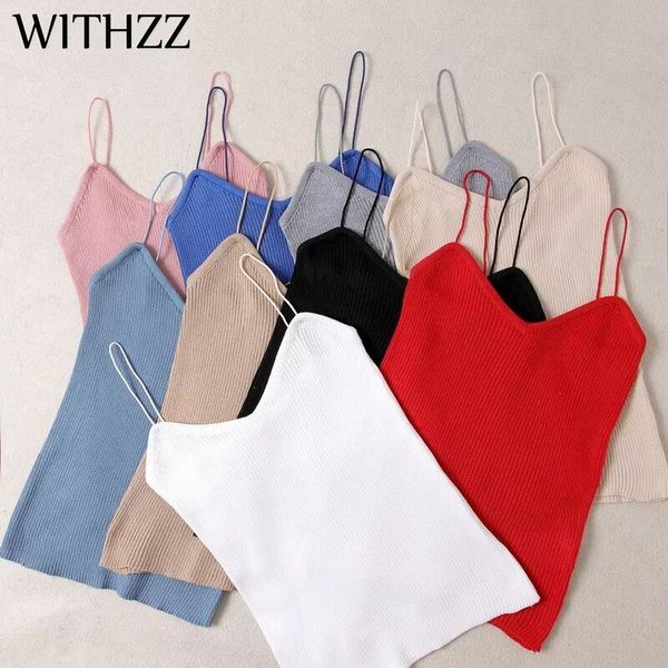 withzz knit bottoming simple female vest camisole sleeveless t-shirt women's spring clothes three pieces, White
withzz knit bottoming simple female vest camisole sleeveless t-shirt women's spring clothes three pieces, White