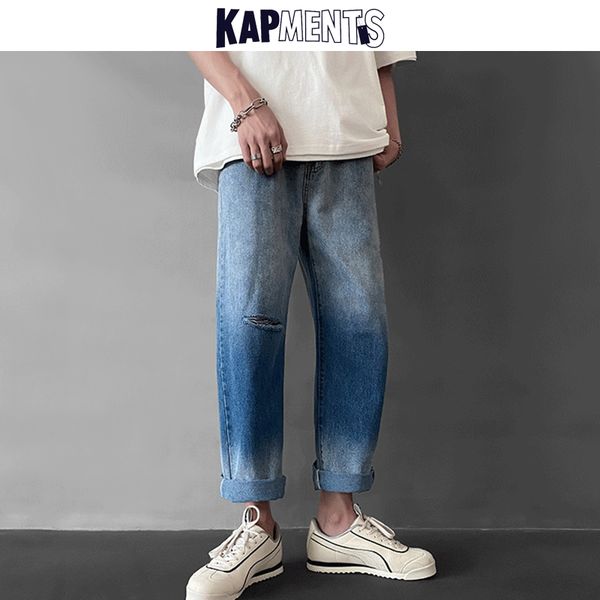 men's jeans kapments men gradient korean hole harem pants 2021 mens streetwear harajuku baggy blue male oversized denim joggers
men's jeans kapments men gradient korean hole harem pants 2021 mens streetwear harajuku baggy blue male oversized denim joggers