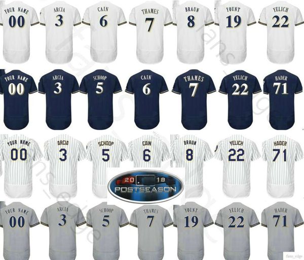 Wholesale Milwaukee 22 Yelich Lorenzo Cain Schoop Josh Hader Thames Orlando Arcia Ryan Braun Molitor Christian Baseball Jerseys
Wholesale Milwaukee 22 Yelich Lorenzo Cain Schoop Josh Hader Thames Orlando Arcia Ryan Braun Molitor Christian Baseball Jerseys