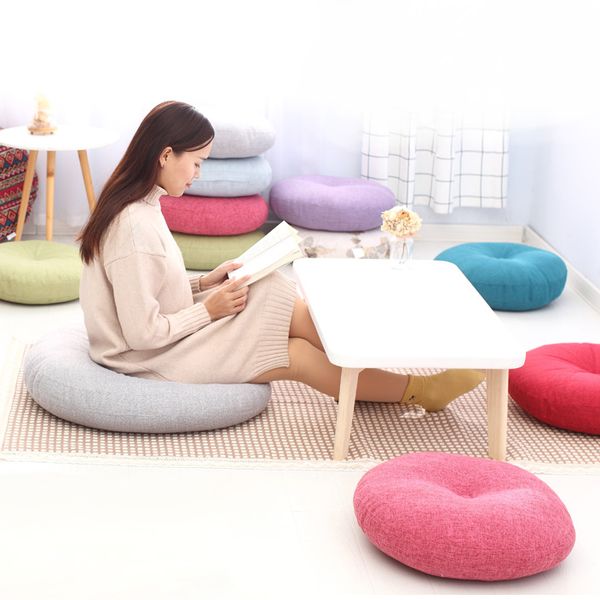 removable & washable round shape cotton linen seat cushion with core tatami cushion pillow home decoration soft car sofa
removable & washable round shape cotton linen seat cushion with core tatami cushion pillow home decoration soft car sofa