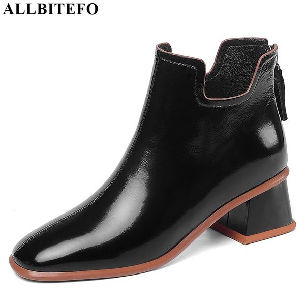 allbitefo genuine leather women boots pure color ankle boots elegant fashion girls autumn winter, Black
allbitefo genuine leather women boots pure color ankle boots elegant fashion girls autumn winter, Black