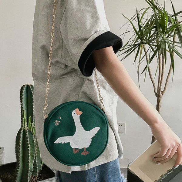 women round crossbody bag women's diagonal cross-package canvas fur grass female round metal zipper simple chain bag
women round crossbody bag women's diagonal cross-package canvas fur grass female round metal zipper simple chain bag