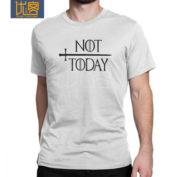 arya t shirts tees not today got merchandise t-shirts for men house of stark tv cotton short sleeve, White;black
arya t shirts tees not today got merchandise t-shirts for men house of stark tv cotton short sleeve, White;black