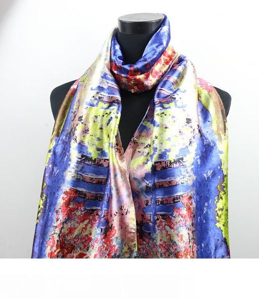 1pcs blue garden pink fence women's fashion satin oil painting long wrap shawl beach silk scarf 160x50cm, Blue;gray
1pcs blue garden pink fence women's fashion satin oil painting long wrap shawl beach silk scarf 160x50cm, Blue;gray