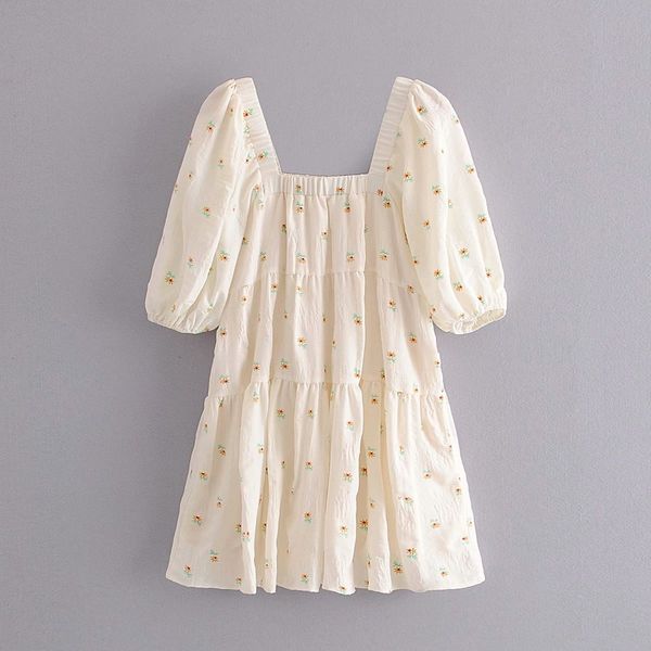 women lantern sleeve floral print pleats cake mini dress chic female square collar elastic casual vestidos party dresses ds4093, White;black
women lantern sleeve floral print pleats cake mini dress chic female square collar elastic casual vestidos party dresses ds4093, White;black