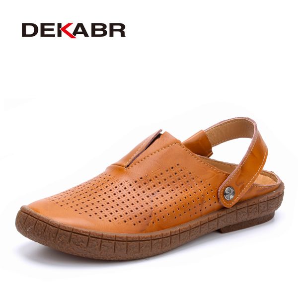 dekabr fashion mens sandals split leather summer beach casual shoes men handmade breathable fisherman shoes t200420, Black
dekabr fashion mens sandals split leather summer beach casual shoes men handmade breathable fisherman shoes t200420, Black