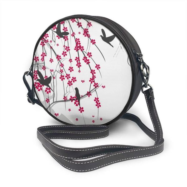 2020 summer women's fashion small round bag spring cherry tree with birds shoulder bag messenger crossbody phone coin purse
2020 summer women's fashion small round bag spring cherry tree with birds shoulder bag messenger crossbody phone coin purse