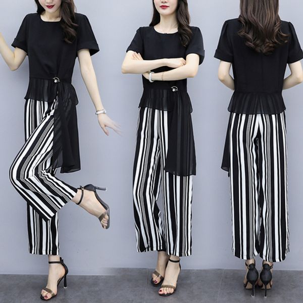 striped women's summer suit office lady ensemble femme deux pieces women two piece outfits year-old female costume woman suit, White
striped women's summer suit office lady ensemble femme deux pieces women two piece outfits year-old female costume woman suit, White