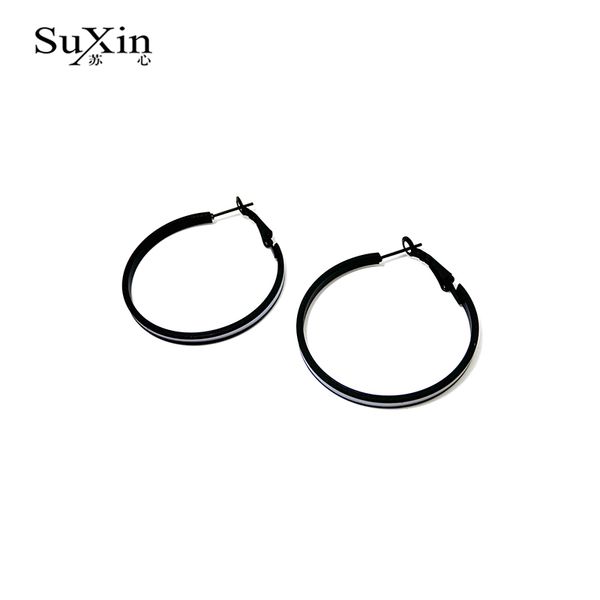 suxin 925 silver needle fashion earrings for women 2020 new more size black circle pendant women alloy earrings jewelry gift
suxin 925 silver needle fashion earrings for women 2020 new more size black circle pendant women alloy earrings jewelry gift