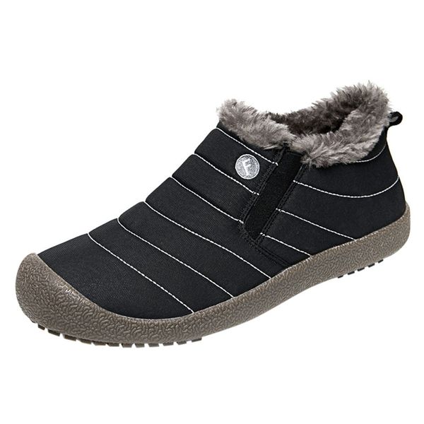 new fashion men winter shoes solid color snow boots plush inside antiskid bottom keep warm cotton shoes ski boots size 39-48, Black
new fashion men winter shoes solid color snow boots plush inside antiskid bottom keep warm cotton shoes ski boots size 39-48, Black