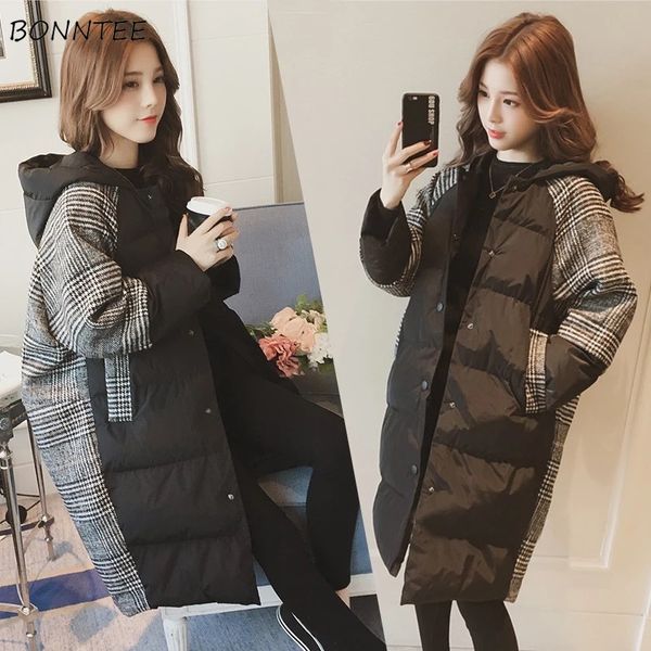 parkas женщины 2018 лоскутная негабаритные с капюшоном модный толстые пальто высокого качества женщин простой корейский стиль теплый сыпучие, Black
parkas женщины 2018 лоскутная негабаритные с капюшоном модный толстые пальто высокого качества женщин простой корейский стиль теплый сыпучие, Black