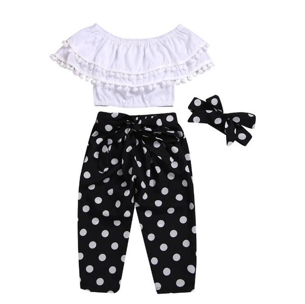 wholesale 2019 kids designer clothes girls suit kids tassels shoulder point printingtrousers 3pcs set baby girl designer clothes by1007, White
wholesale 2019 kids designer clothes girls suit kids tassels shoulder point printingtrousers 3pcs set baby girl designer clothes by1007, White