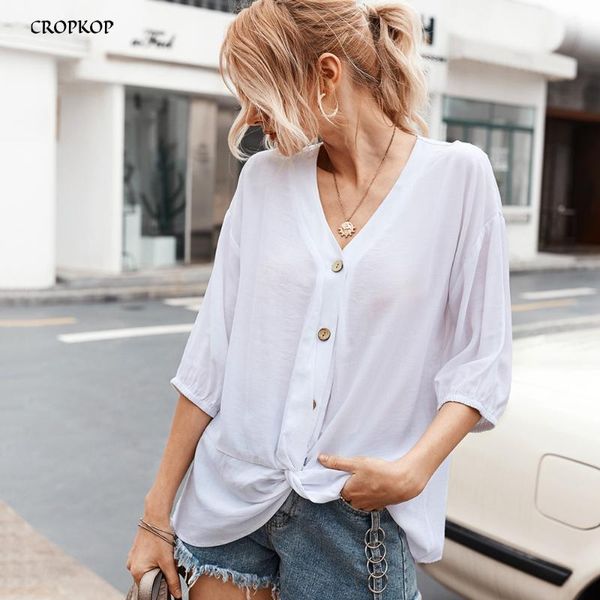 women's blouses & shirts blouse women white elegant summer spring button up casual ladies clothing tunic 2021 fashion wholesale clothe
women's blouses & shirts blouse women white elegant summer spring button up casual ladies clothing tunic 2021 fashion wholesale clothe