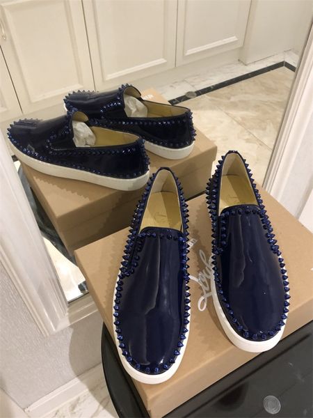 fast shipping platform men and women shoes wild vintage luxury rhinestone rivets women's shoes men's shoes loafers casual red outs, Black
fast shipping platform men and women shoes wild vintage luxury rhinestone rivets women's shoes men's shoes loafers casual red outs, Black