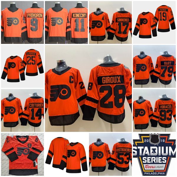 Mens Philadelphia Flyers 79 Carter Hart 28 Claude Giroux 53 Shayne Gostisbehere 14 Sean Couturier 93 Jakub Voracek Ivan Provorov Jerseys
Mens Philadelphia Flyers 79 Carter Hart 28 Claude Giroux 53 Shayne Gostisbehere 14 Sean Couturier 93 Jakub Voracek Ivan Provorov Jerseys