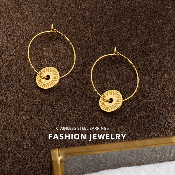 fever&fashion luxury round earrings for women gold stainless steel minimalism cross earring pendientes jewelry, Golden;silver
fever&fashion luxury round earrings for women gold stainless steel minimalism cross earring pendientes jewelry, Golden;silver