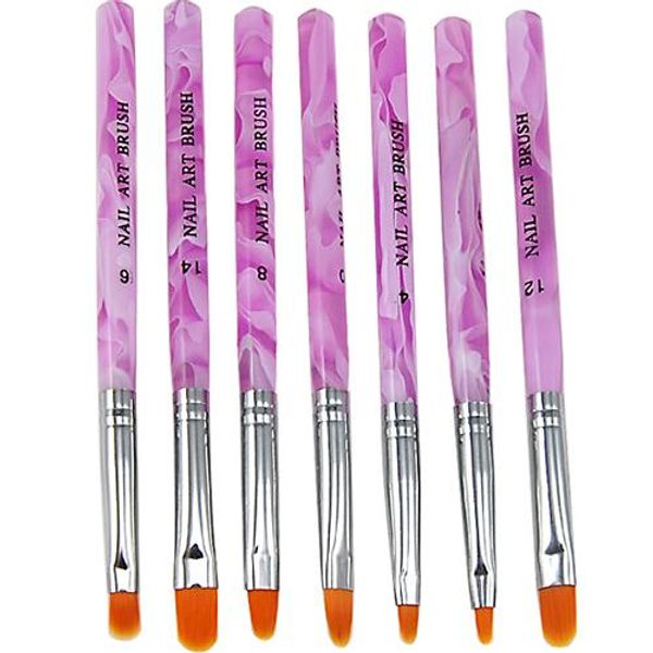 7 pcs/set uv gel acrylic nail art diy builder brush painting drawing craft pens set manicure nail tools art brush
7 pcs/set uv gel acrylic nail art diy builder brush painting drawing craft pens set manicure nail tools art brush