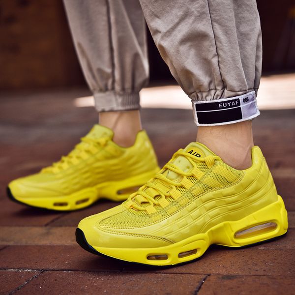olomm big size air cushion trend men's casual shoes pu leathable non-slip outdoor men fashion sneakers men shoes, Black
olomm big size air cushion trend men's casual shoes pu leathable non-slip outdoor men fashion sneakers men shoes, Black