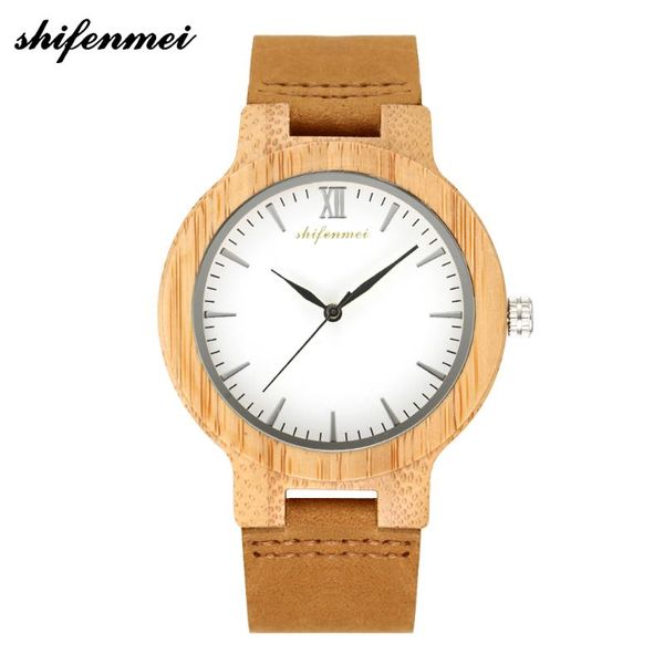 shifenmei women watches 2019 quartz watch genuine leather fashion ladies nature wood creative handmade gifts 5512, Slivery;brown
shifenmei women watches 2019 quartz watch genuine leather fashion ladies nature wood creative handmade gifts 5512, Slivery;brown