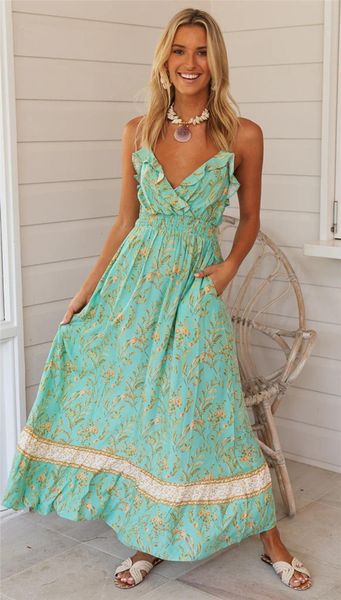floral printed womens designer dresses v neck ladies maxi dresses summer casual womens clothing, Black;gray
floral printed womens designer dresses v neck ladies maxi dresses summer casual womens clothing, Black;gray
