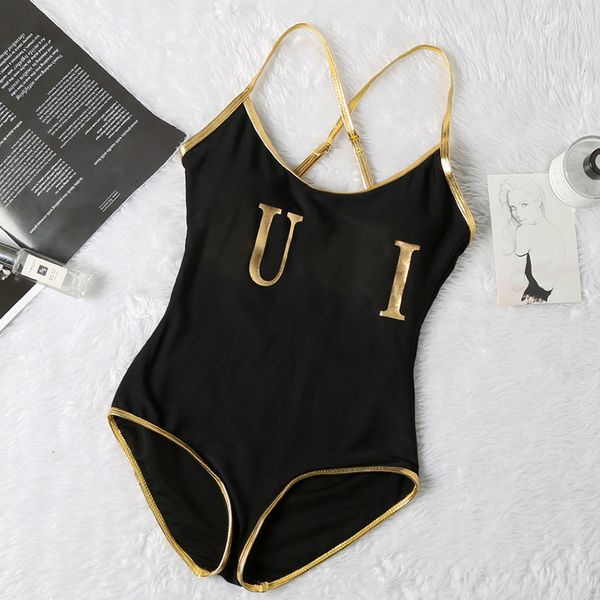 european and american 2020 new design black piece swimsuit one-piece bikini beach women swimsuit big five letters print fashion
european and american 2020 new design black piece swimsuit one-piece bikini beach women swimsuit big five letters print fashion