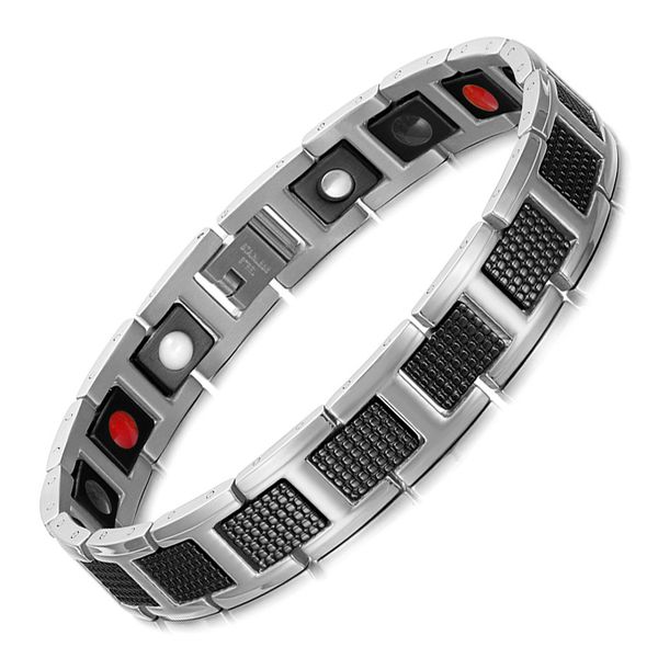 men magnetic bracelet jewelry fashion stainless steel black bracelets bangle wrist band sports style new design male gift, Golden;silver
men magnetic bracelet jewelry fashion stainless steel black bracelets bangle wrist band sports style new design male gift, Golden;silver