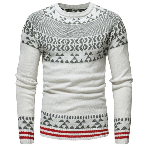 sweater spring and autumn new men's casual slim jacquard / christmas snowflake round collar knit sweater large size s-xxxl, White;black
sweater spring and autumn new men's casual slim jacquard / christmas snowflake round collar knit sweater large size s-xxxl, White;black