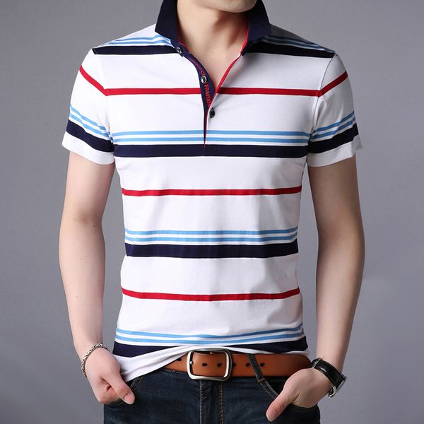 icpans 2020 summer men shirt short sleeve striped cotton business casual male shirts breathable soft sportwear, White;black
icpans 2020 summer men shirt short sleeve striped cotton business casual male shirts breathable soft sportwear, White;black