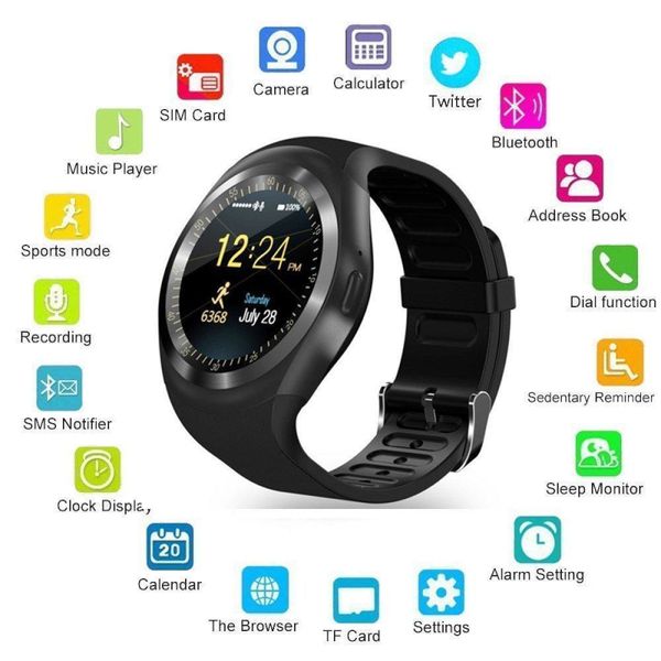 Смарт часы Y1 Bluetooth 2.0 Водонепроницаемый Смарт часы Поддержка Sleep Monitor Sim карты для Hu
Смарт часы Y1 Bluetooth 2.0 Водонепроницаемый Смарт часы Поддержка Sleep Monitor Sim карты для Hu