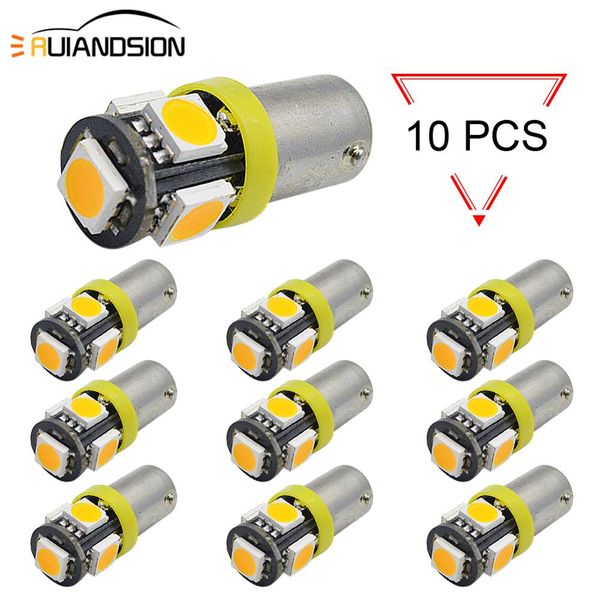 10шт 6v 12v t4w t11 h6w ba9s bax9s bay9s 5 smd led автомобилей купола рединг lamp автопарк свет номерного знака лампа желтый
10шт 6v 12v t4w t11 h6w ba9s bax9s bay9s 5 smd led автомобилей купола рединг lamp автопарк свет номерного знака лампа желтый