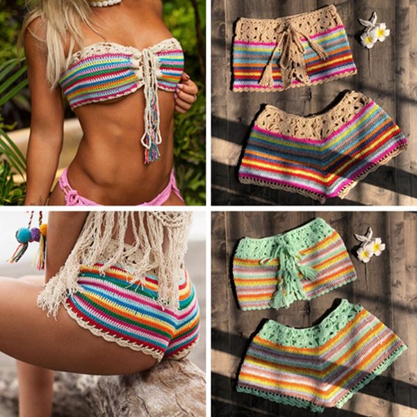 2019 crochet bikini cover up beach swimsuit women swimwear brief shorts knitting panties underwear and lace up crop cover-up
2019 crochet bikini cover up beach swimsuit women swimwear brief shorts knitting panties underwear and lace up crop cover-up