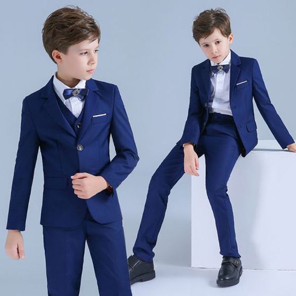 2020 boys tuxedos 3 pieces suits blue kids clothes children' wedding party formal wear, Black
2020 boys tuxedos 3 pieces suits blue kids clothes children' wedding party formal wear, Black