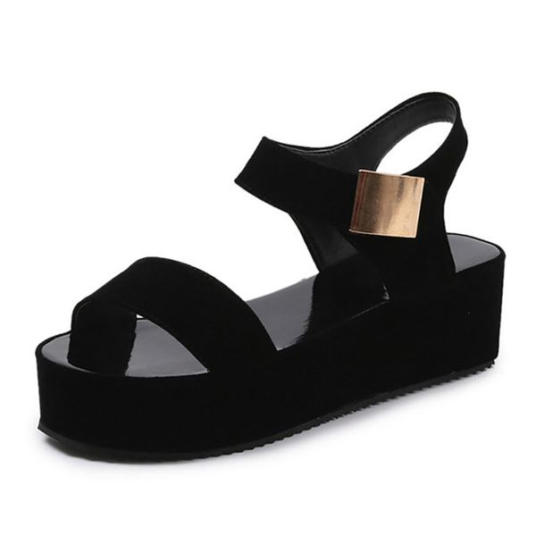 new women shoes summer wedge sandals suede women sandals light platform sandals female sandalie ladies shoes women, Black
new women shoes summer wedge sandals suede women sandals light platform sandals female sandalie ladies shoes women, Black