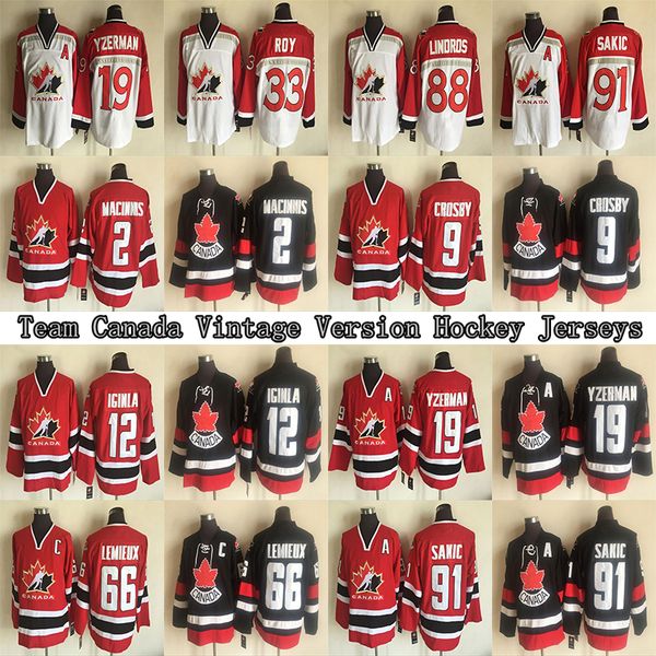men'steam канада ccm урожай трикотажных изделий 66 лемье 9 crosby 12 iginla 19 yzerman 33 рой 91 sakic 88 lindros 2 macinnis хоккей джерси, Black;red
men'steam канада ccm урожай трикотажных изделий 66 лемье 9 crosby 12 iginla 19 yzerman 33 рой 91 sakic 88 lindros 2 macinnis хоккей джерси, Black;red