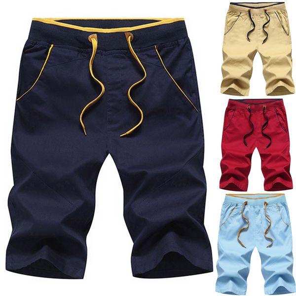 men's short pants summer leisure pure color sports five-cent trousers cotton belted beach cargo short pants roupa masculina 2019, White;black
men's short pants summer leisure pure color sports five-cent trousers cotton belted beach cargo short pants roupa masculina 2019, White;black