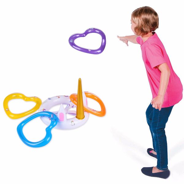 inflatable unicorn ring swimming toys for children toss game pool tools toys for kids favors supplies party decorations
inflatable unicorn ring swimming toys for children toss game pool tools toys for kids favors supplies party decorations