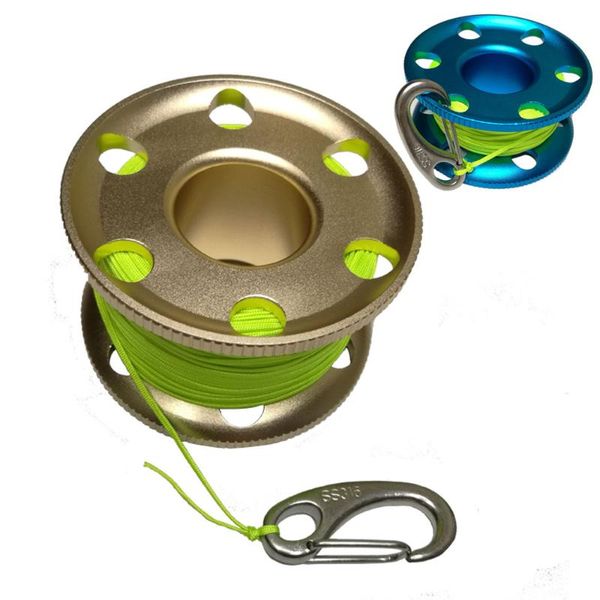 30/50m line aluminium scuba diving finger spool reel with stainless steel snap wreck diving safety gear equipment
30/50m line aluminium scuba diving finger spool reel with stainless steel snap wreck diving safety gear equipment