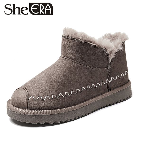 she era 2019 winter new style low-snow boots women's short shoes cute girls boots comfortable booties warm gommino shoes, Black
she era 2019 winter new style low-snow boots women's short shoes cute girls boots comfortable booties warm gommino shoes, Black