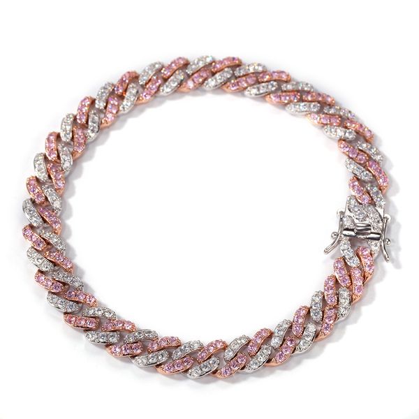 wholesale hip hop drill single row full necklace pink zircon rose gold tone iced out punk, Golden;silver
wholesale hip hop drill single row full necklace pink zircon rose gold tone iced out punk, Golden;silver