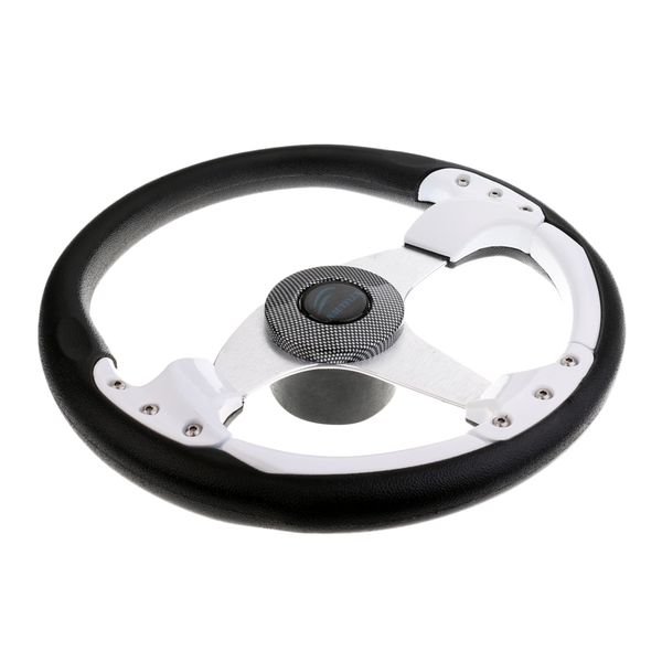 premium black aluminum alloy marine yacht boat steering wheel 3 spoke 340mm with hub
premium black aluminum alloy marine yacht boat steering wheel 3 spoke 340mm with hub