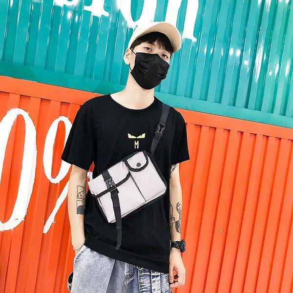 reflective chest bag for men women function three pocket design waist bag chest pack package
reflective chest bag for men women function three pocket design waist bag chest pack package
