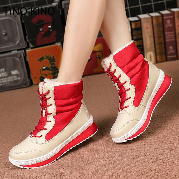 tino kino snow boots women warm ankle boots woman lace up women's fashion platform ladies casual short plush female shoes, Black
tino kino snow boots women warm ankle boots woman lace up women's fashion platform ladies casual short plush female shoes, Black