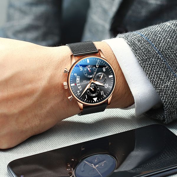 men wrist watch 2019 man business watches chronograph male clock quartz wristwatch watch for men relogio masculino, Slivery;brown
men wrist watch 2019 man business watches chronograph male clock quartz wristwatch watch for men relogio masculino, Slivery;brown