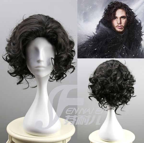 2018 jon snow cosplay costume accessories wig a song of ice and fire night's watch black short hair wig
2018 jon snow cosplay costume accessories wig a song of ice and fire night's watch black short hair wig