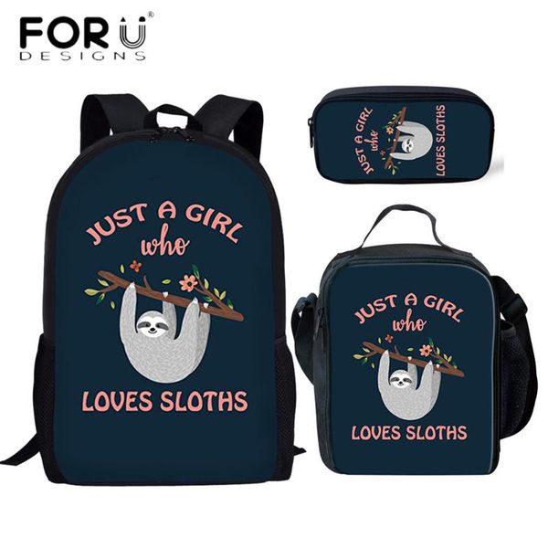 forudesigns lovely sloth prints school bags for kids 3pc/set primary schoolbag children shoulder bagpack teenagers large satchel
forudesigns lovely sloth prints school bags for kids 3pc/set primary schoolbag children shoulder bagpack teenagers large satchel