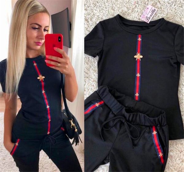 womens sport suits short-sleeve shirts and pants two piece sets outfits suits tracksuits size s~xl, Black;brown
womens sport suits short-sleeve shirts and pants two piece sets outfits suits tracksuits size s~xl, Black;brown