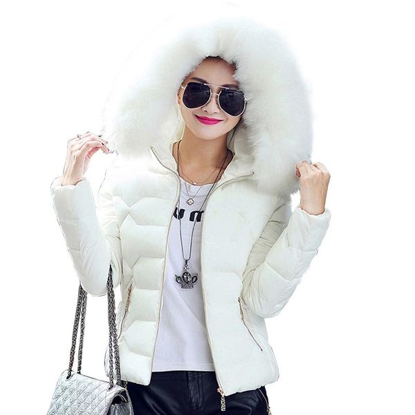 women winter big fur hooded collar coat female outerwear ladies warm short basic jacket slim jaqueta female s-3xl, Black;brown
women winter big fur hooded collar coat female outerwear ladies warm short basic jacket slim jaqueta female s-3xl, Black;brown