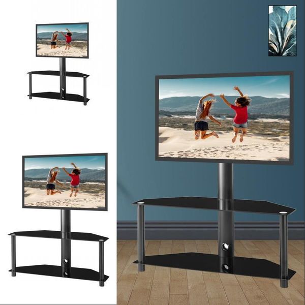 adjustable multi-function tempered glass metal frame floor tv stand lcd bracket plasma 2 tier tempered glass shelves multiple media devices
adjustable multi-function tempered glass metal frame floor tv stand lcd bracket plasma 2 tier tempered glass shelves multiple media devices